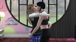 Roommates licking and rubbing each othe - porn video