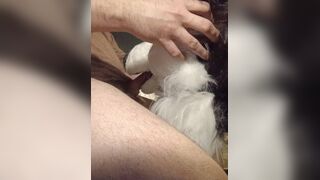 My Furry Suit Head Shoves My Dick In The Maw - porn video